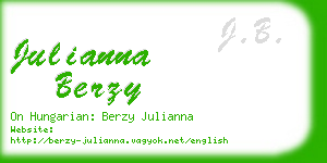 julianna berzy business card